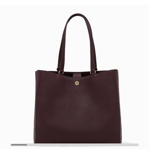 Dagne Dover Large Allyn Tote oxblood